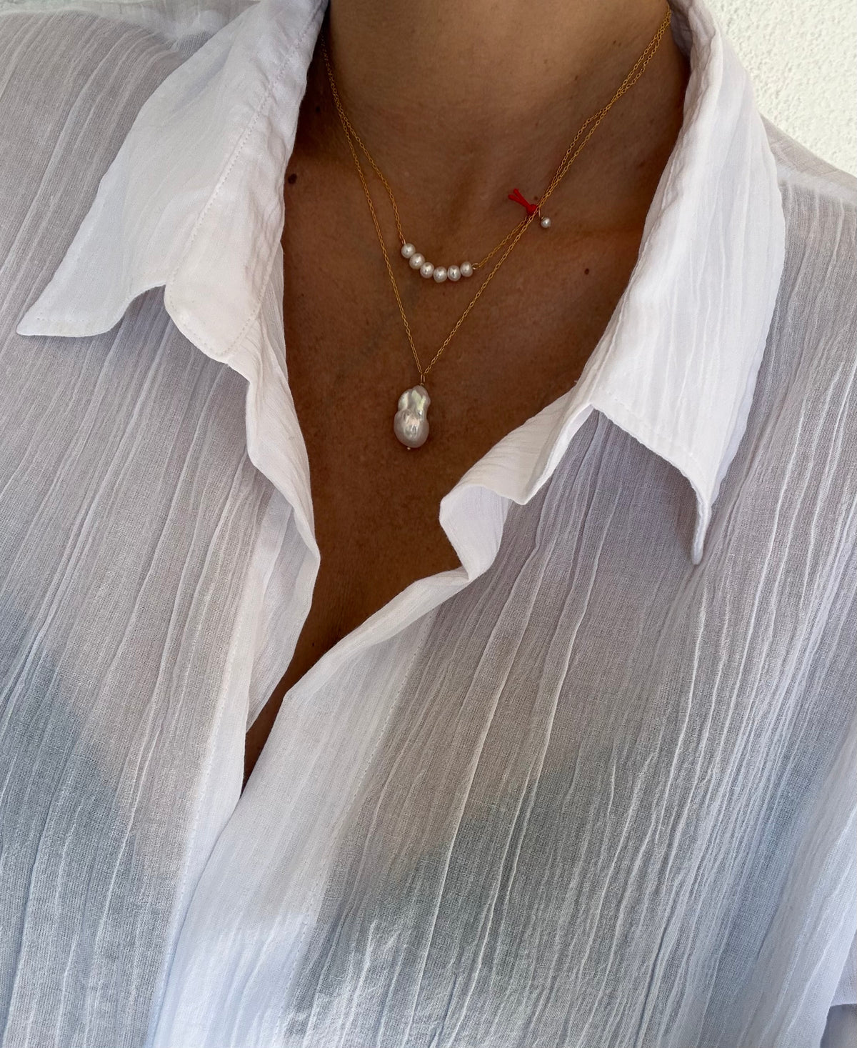 BELLA baroque pearl necklace